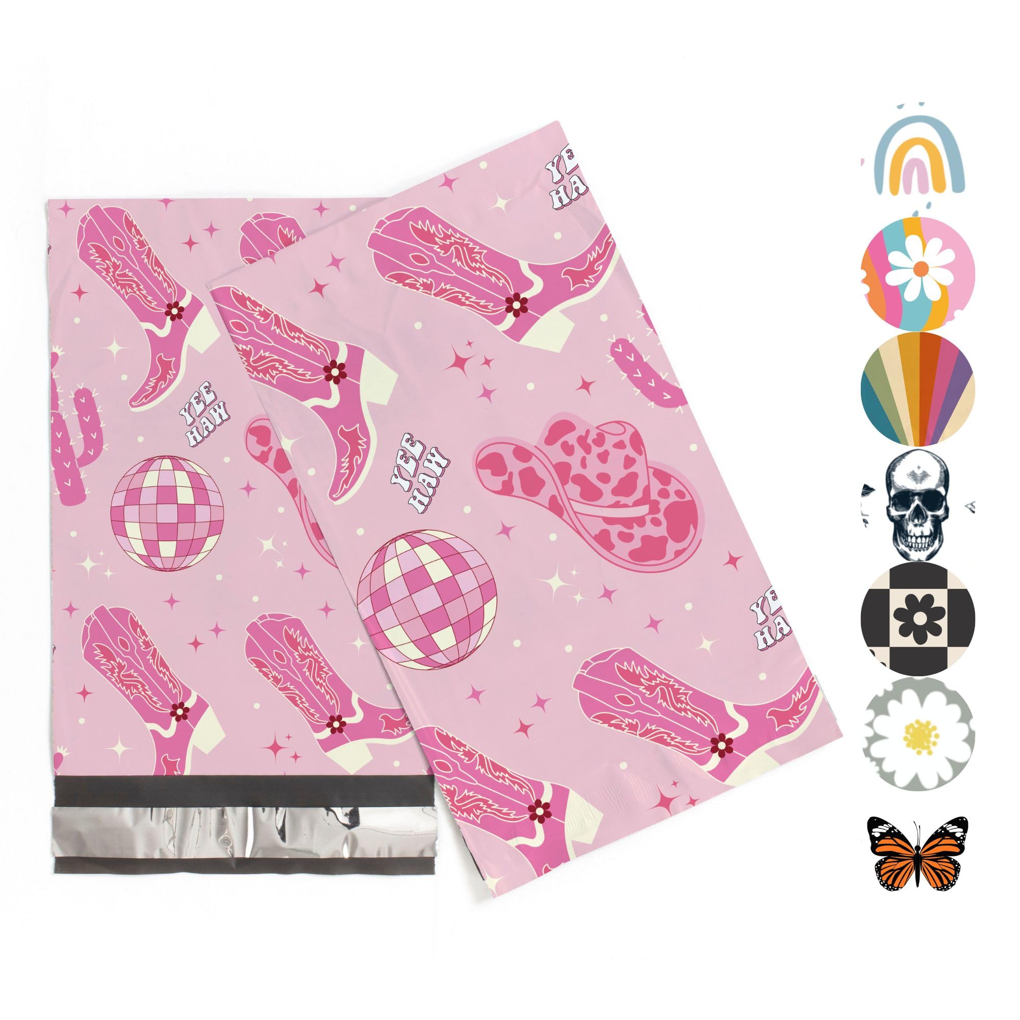 Amazon.com : 6x9 Poly Mailers – Disco Cowgirl – Waterproof, Tear